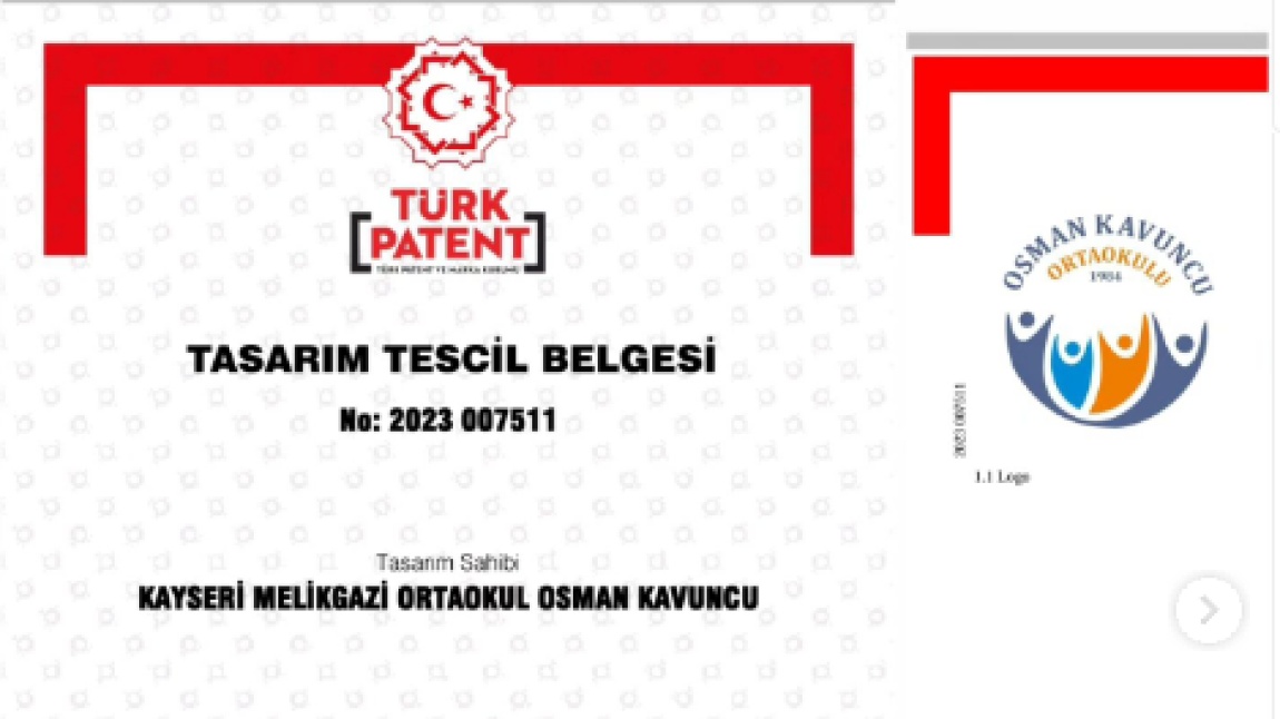 Türk Paten ve Marka Kurumu tarafından tescillenmiş yeni logomuz.